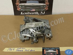 OEM 1962 1963 1964 1965 1966 1967 1968 1969 1970 1971 1972 1973 Cadillac Eldorado Deville Fleetwood Calais REAR DECK LID MECHANICAL TRUNK LATCH PULLDOWN MECHANISM #4876992/#4843754/#8756577